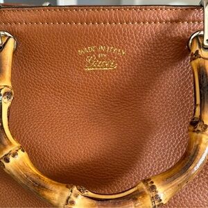 Bamboo handle Gucci bag-NOT authentic